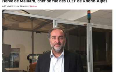 Herve de Malliard, CEO of MGA Tech: leader of the CCEF RhĂ´ne-Alpes