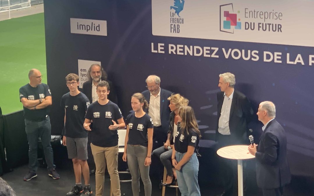 Robo'Lyon won the "GLOBAL INNOVATION CHALLENGE" in the FIRST Robotics Competition