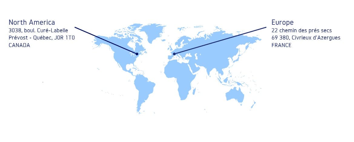 MGA Technologies - World Map