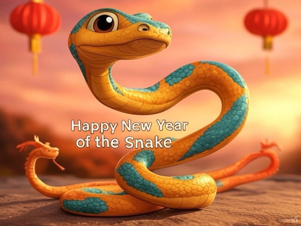 Happy New Year from the Wood Snake